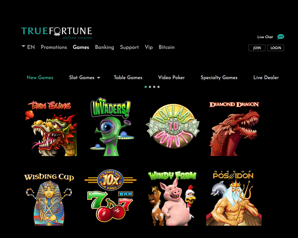 TrueFortune Gambling Establishment