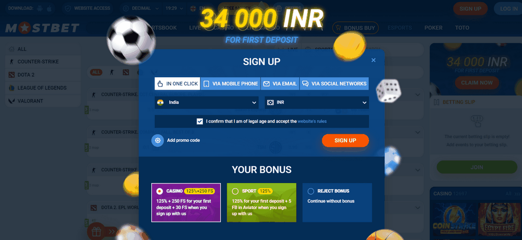 Mostbet in Pakistan - Login at Authorities Betting Site